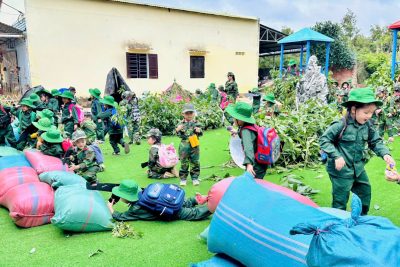 CHƯƠNG TRÌNH TRẢI NGHIỆM “BÉ LÀM CHIẾN SĨ TÍ HON”
